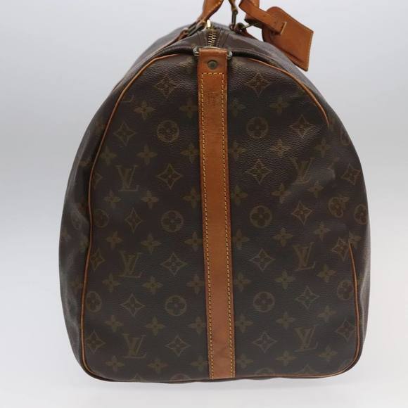 LOUIS VUITTON Monogram Keepall Bandouliere 60 Boston Bag M41412 LV Auth 102497 - Picture 4 of 16